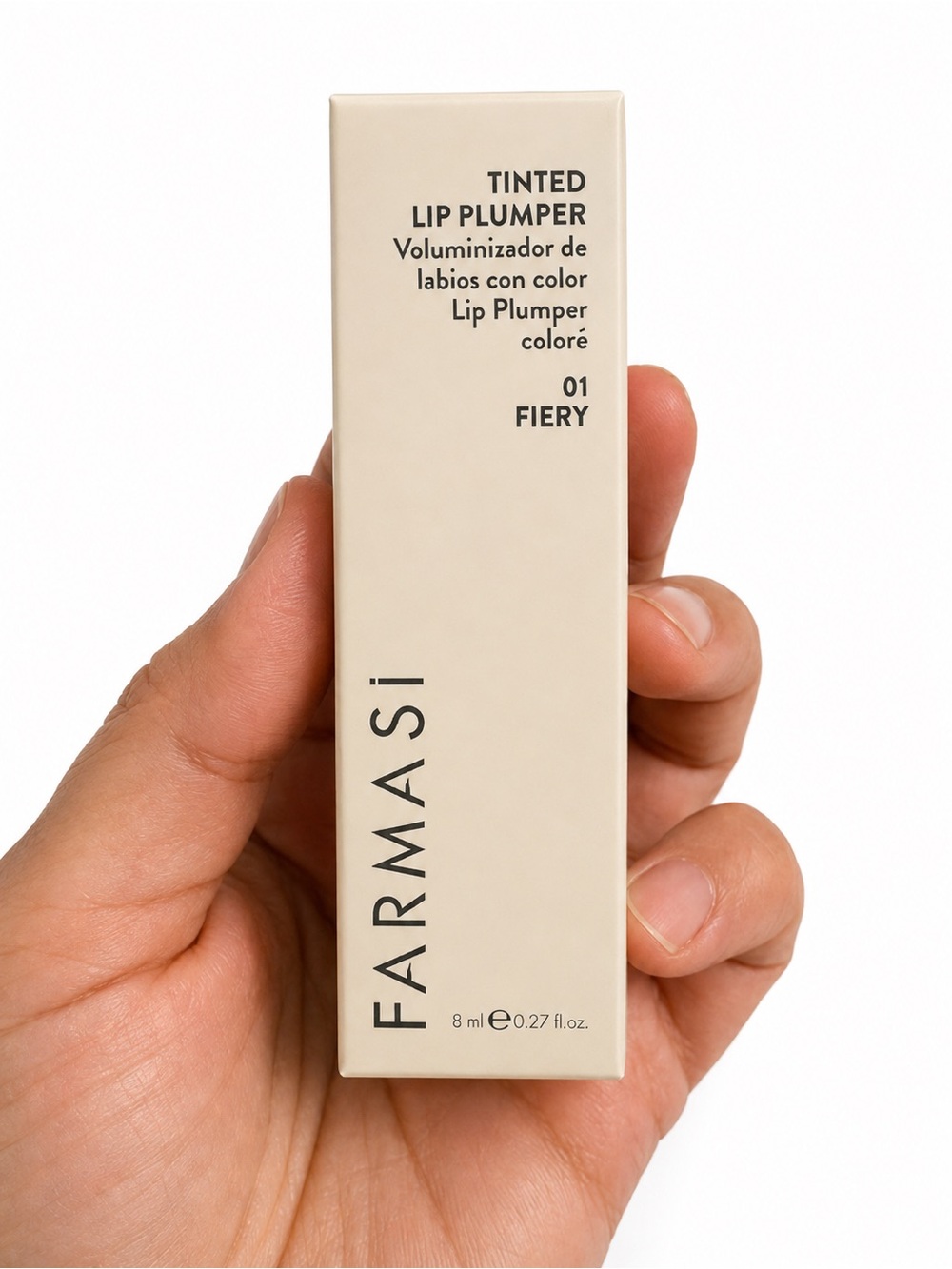 Farmasi Tinted Lip Plumper 01 Fiery - Cream Packaging